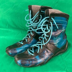 Rare! FILA Women’s Boxing Boots Shoes Lace Up Genuine Leather Size 7